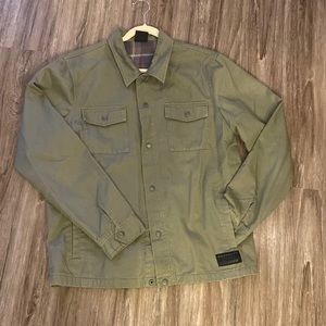 Mens Oakley Olive Canvas Jacket, Large